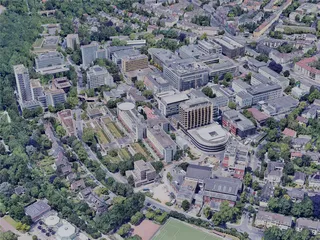 Essen City, Germany (2023) 3D Model