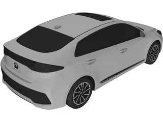 Hyundai IONIQ Facelift (2021) 3D Model