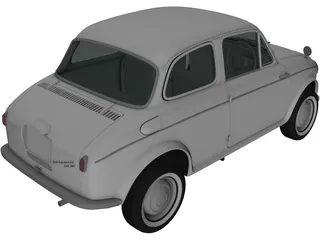 Mitsubishi Colt 500 (1960) 3D Model