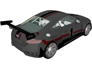Audi TT RS Clubsport (2017) 3D Model