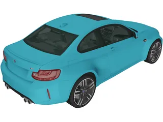 BMW M2 Coupe [F87] (2015) 3D Model