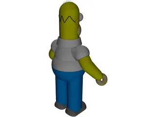 Simpsons Homer 3D Model