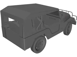 Jeep Willys CJ5 3D Model