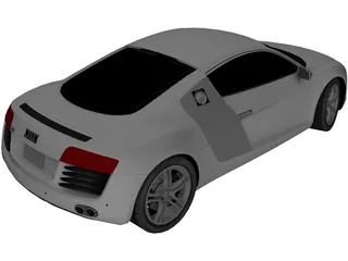 Audi R8 3D Model