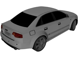 Audi RS4 3D Model