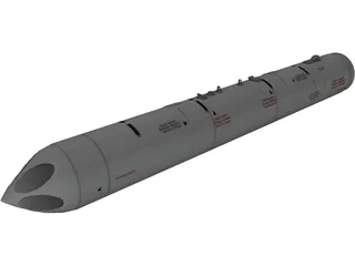 UB-13 122mm Rocket Pod 3D Model