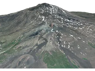 Mount Etna 3D Model