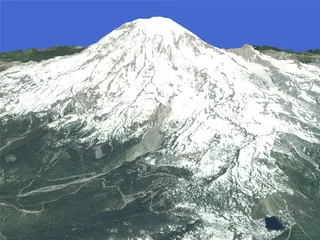 Mount Rainier 3D Model