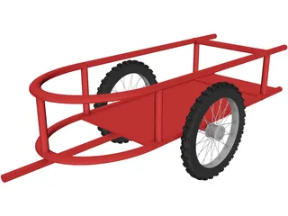 Bike Trailer 3D Model