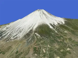 Mount Fuji 3D Model