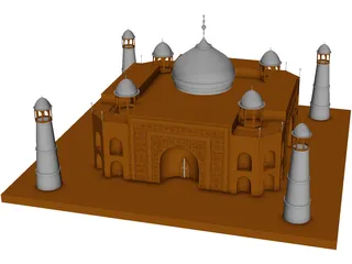 Taj Mahal 3D Model