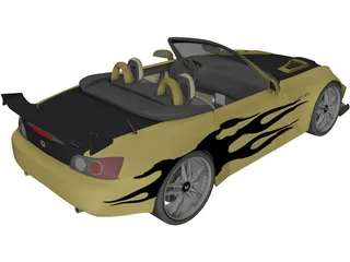 Honda S2000 [Tuned] 3D Model