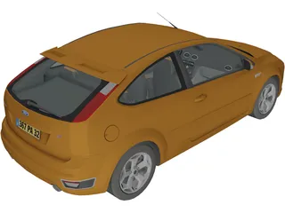 Ford Focus ST 3D Model