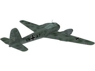 Messerschmitt Me 410 Hornisse (Hornet) 3D Model