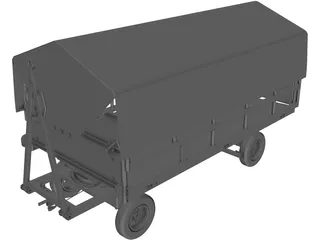 Baggage Trolley FRANKE 3D Model