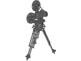 Film Projector 3D Model