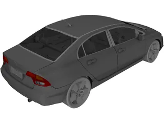 Honda Civic (2007) 3D Model