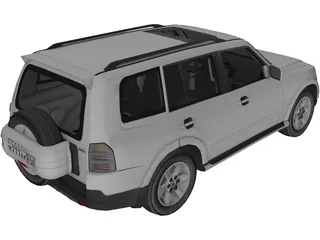 Mitsubishi Pajero (2008) 3D Model