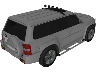 Nissan Patrol (2005) 3D Model