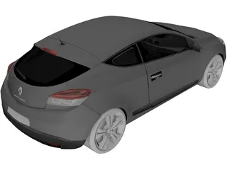 Renault Megane (2009) 3D Model