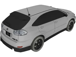 Toyota Harrier Hybrid [Lexus RX] 3D Model