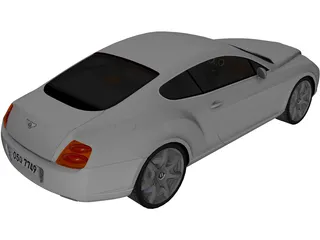 Bentley Continental GT Coupe 3D Model