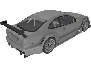 Mercedes-Benz CLK GTR 3D Model