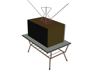 Old TV 3D Model