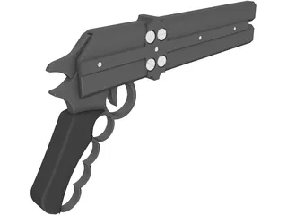 Gun Grave Gun 3D Model