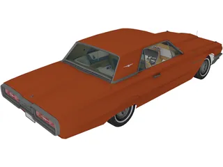 Ford Thunderbird (1964) 3D Model