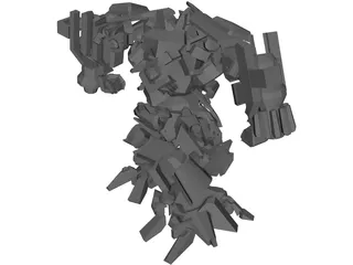 Transformers Movie IronHide 3D Model