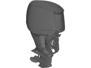 Outboat Engine 3D Model