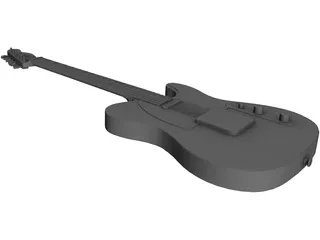 Guitar Fender Telecaster 3D Model