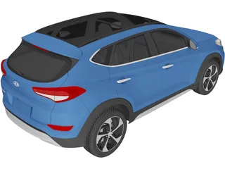 Hyundai Tucson (2016) 3D Model