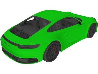 Porsche 911 Carrera S (2019) 3D Model
