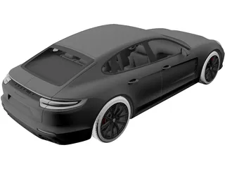 Porsche Panamera GTS (2019) 3D Model