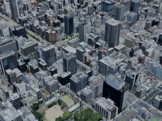 Nagoya City, Japan (2024) 3D Model