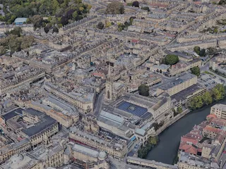 Bath City, UK (2023) 3D Model