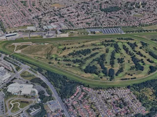 Doncaster City, UK (2023) 3D Model