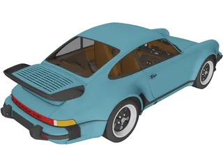 Porsche 911 [930] Turbo (1975) 3D Model