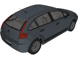 Citroen C4 3D Model