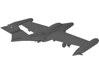 Northrop F-89 Scorpion 3D Model