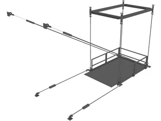 Hoisting Platform 3D Model