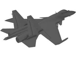 Sukhoi Su-35 Flanker-E 3D Model