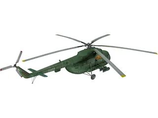 Mil Mi-8MT Hip 3D Model