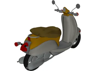 Scooter Vespa 3D Model