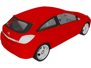 Opel Astra 3D Model