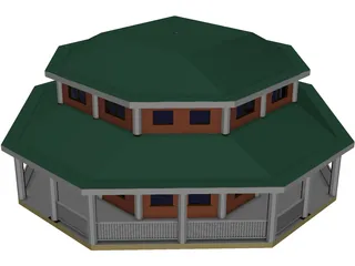 Modular House 3D Model