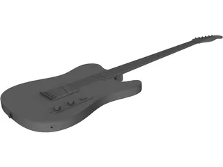 Squier Electric Guitar 3D Model