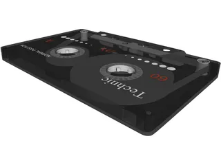 Cassette Tape 3D Model